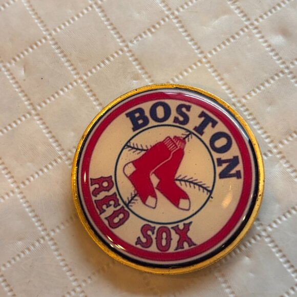 Vintage MLB Boston Red Sox Baseball Logo Two Sided Collectible - Picture 4 of 9